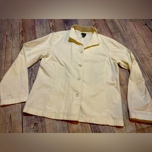 Eileen Fisher blazer beige sz S